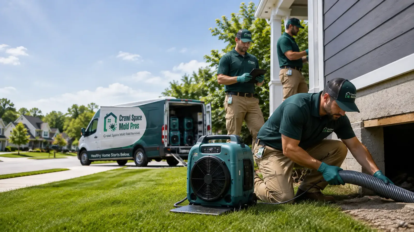 Crawl Space Mold Removal in Sun City, KS